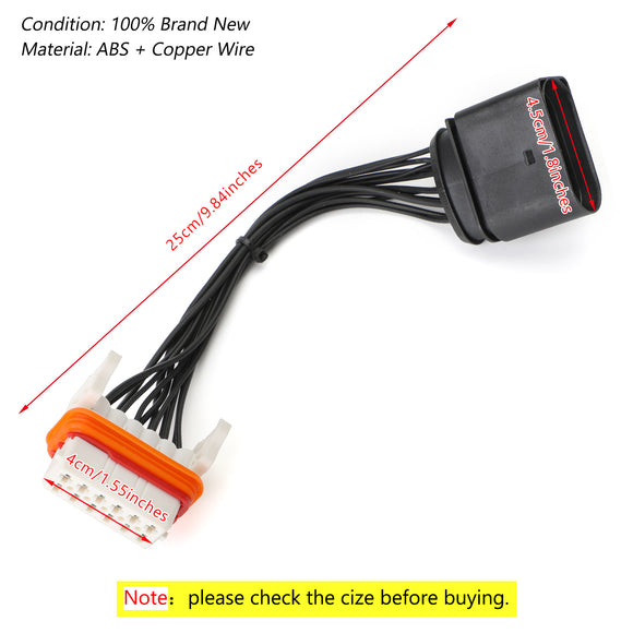 Conector frontal de xenón para lámpara de arnés de cableado de faro compatible con Porsche Cayenne