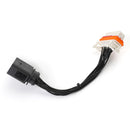 Conector frontal de xenón para lámpara de arnés de cableado de faro compatible con Porsche Cayenne-1