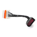 Conector frontal de xenón para lámpara de arnés de cableado de faro compatible con Porsche Cayenne-5
