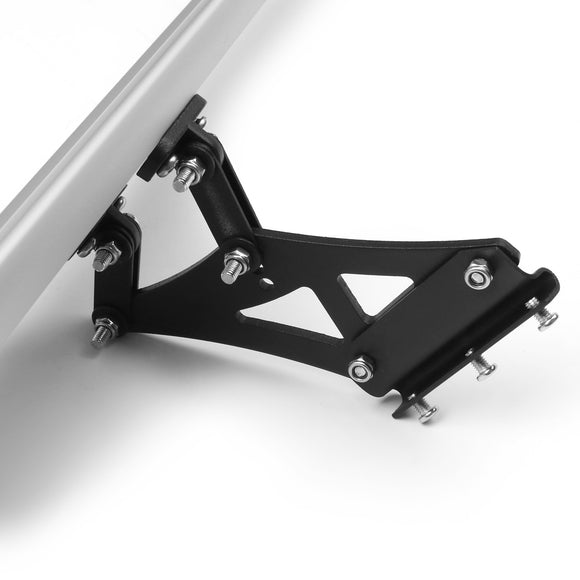 Universal Adjustable Lightweight GT Aluminum Rear Trunk Wing Racing Spoiler SIL