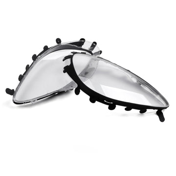 2005-2013 C6 Corvette Headlight Lens Replacement Covers & Black Gaskets Trim Kit