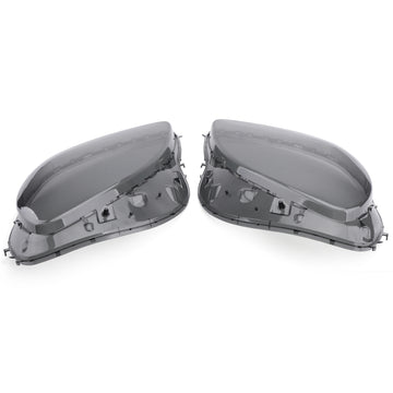 Headlight Replacement Lens Driver Passenger L+R PAIR Smoke Fits For Corvet C6 2005-2013