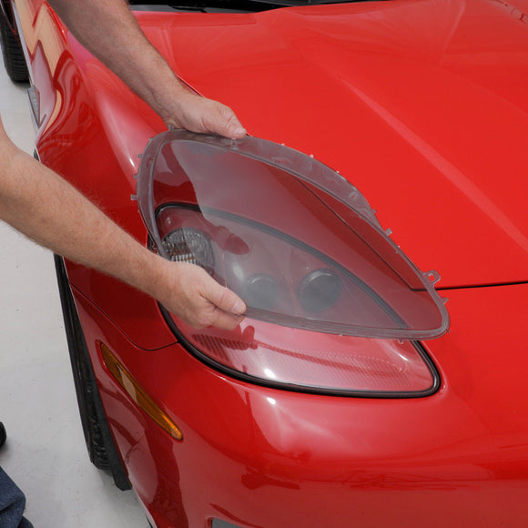Koplamp Vervanging Lens Driver Passagier L + REPARATIE Rook Past Voor Corvette C6 2005-2013