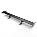Alerón trasero de aluminio ajustable para maletero, alerón de carreras Universal, color negro, 14#-1