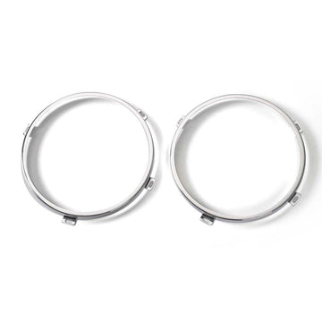 2x Mounting Bracket For 7inch LED Headlight Round Ring Jeep Wrangler JK Silver