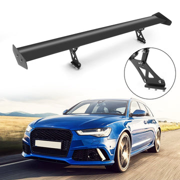 Universal Adjustable Lightweight GT Aluminum Rear Trunk Wing Racing Spoiler - 0