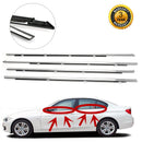 4 stks Chrome Tochtstrip Venster Moulding Trim Seal Riem Past Voor Accord 2008-2012-1