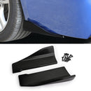 2 stuks 35cm rokspoiler achterlipverlenging rocker splitters winglet vleugels zwart-3