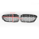 Front Kidney Chrome Diamond Grills for BMW F10 F18 528i 535i 5Series 2010-2016-3