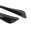 19 Glanzend zwarte auto achterbumper Fin Canard Splitter Diffuser Valence Spoiler Lip-6