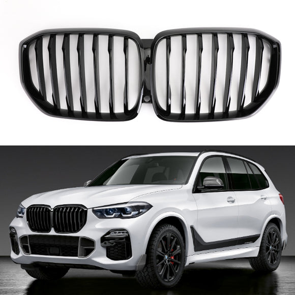2018-2021 BMW G05 X5 30d 40i 50i M50d Grille de calandre avant noire brillante générique