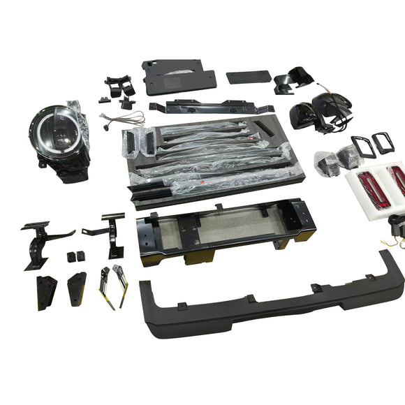 Carrosseriekit/bumper geschikt voor Mercedes W463 G350 G500 G550 G55 G63 G65 1993-2018 Upgrade W465 G63 AMG-stijl