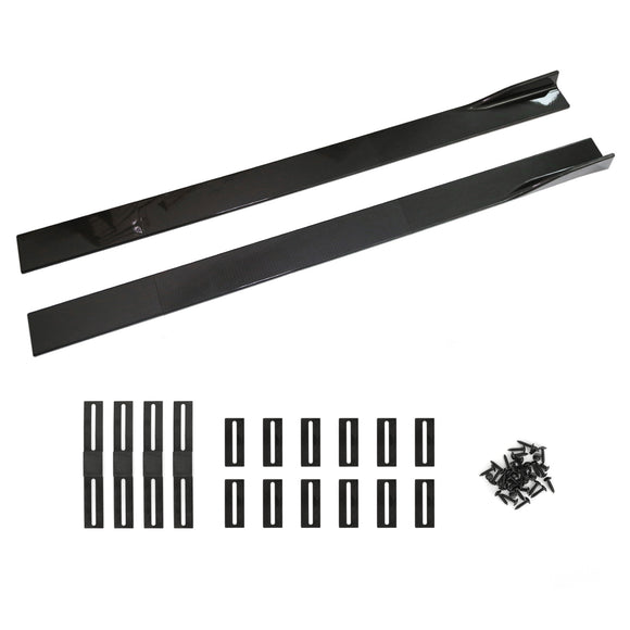 86.6 Extensiones de falda lateral universales Panel basculante Splitters Labio Fibra de carbono