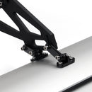 53 Universele Sedan Verstelbare Aluminium GT Kofferbakvleugel Racing Spoiler Zilver-4