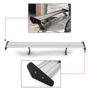 Universal 53 Aluminum Adjustable Trunk GT Rear Racing Spoiler Wing Silver-1
