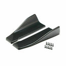 2pcs 35cm Skirt Spoiler Rear Lip Extension Rocker Splitters Winglet Wings Carbon-3