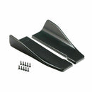2pcs 35cm Skirt Spoiler Rear Lip Extension Rocker Splitters Winglet Wings Carbon-4