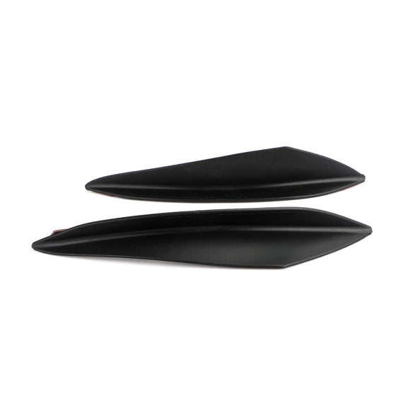 6kpl Universal Gloss Black Car/Auto Etupuskurin evät Spoileri Canards Kiinnitä