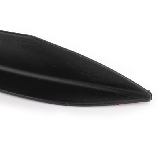 6kpl Universal Gloss Black Car/Auto Etupuskurin evät Spoileri Canards Kiinnitä