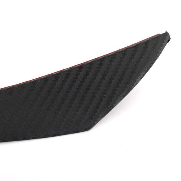 6 stks Universele Auto Voorbumper Vinnen Spoiler Canards Refit Koolstofvezel Look