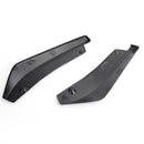 2X dyfuzor tylnego zderzaka samochodu Splitter Canard Protector Top wygląd włókna węglowego-6
