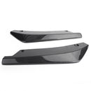 2X dyfuzor tylnego zderzaka samochodu Splitter Canard Protector Top wygląd włókna węglowego-7