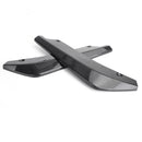 2X dyfuzor tylnego zderzaka samochodu Splitter Canard Protector Top wygląd włókna węglowego-8