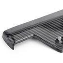 2X dyfuzor tylnego zderzaka samochodu Splitter Canard Protector Top wygląd włókna węglowego-9