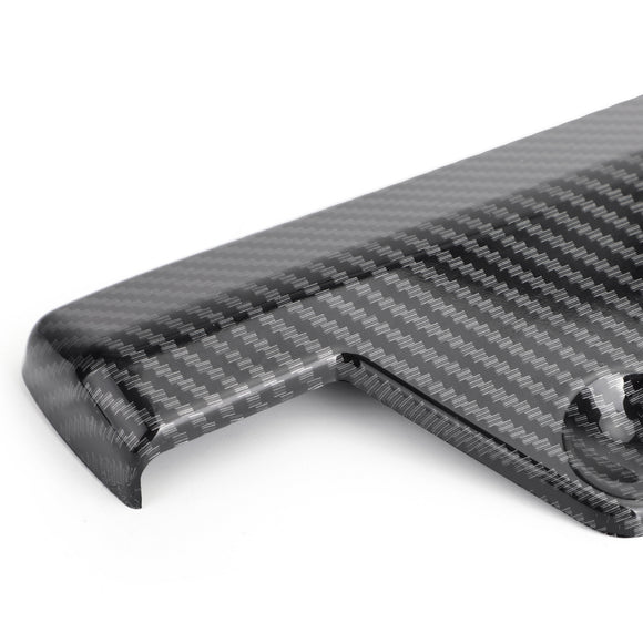 2X dyfuzor tylnego zderzaka samochodu Splitter Canard Protector Top wygląd włókna węglowego