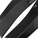 2x Car Auto Rear Bumper Lip Diffuser Splitter Canard Protector Top Gloss Black-9