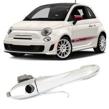 Right Driver Side Chrome Outer Door Handle 735592012 Fits For Fiat 500 Offside