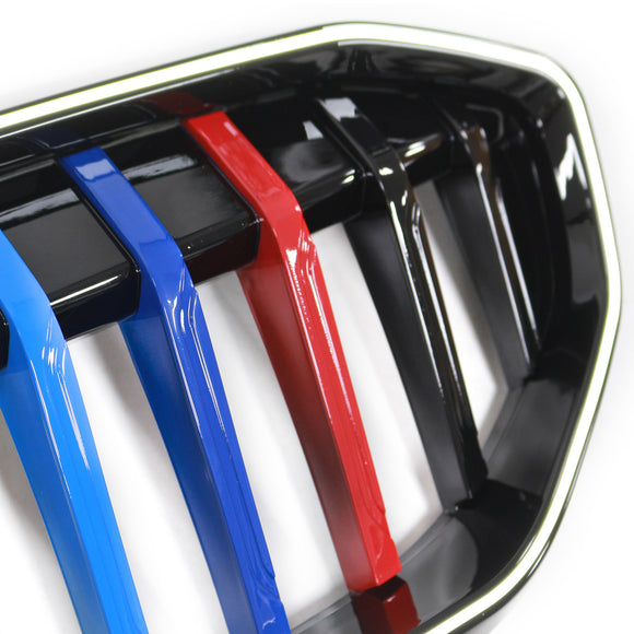 Grade preta de rim 51138072085 Fit BMW Série 3 G20 2019-2022 M-Style