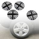 Wheel Center Hub Cap Emblem Badge decal Black Union Jack UK Flag For Mini Cooper-10