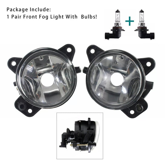 2006-2010 Skoda Fabia Pair Front Fog Light With Bulbs 6QD941699 6QD941700 Generic