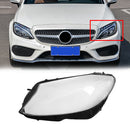 Areyourshop For Left Right Side Headlight Cover Headlamp Lens Lenses For W205 C180 C200 C300 2015--6