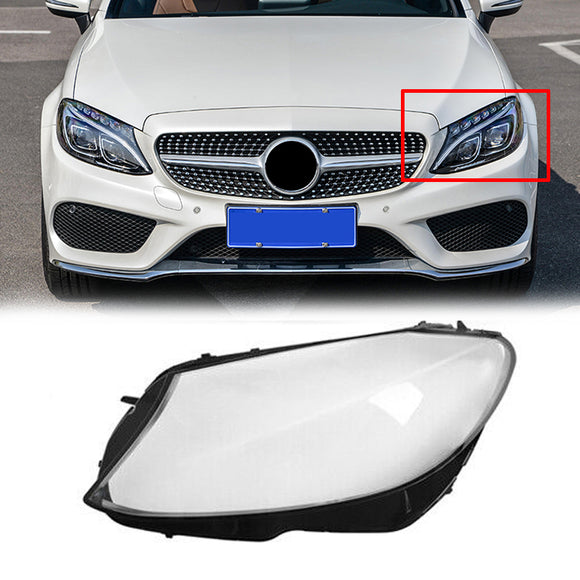 Linker koplampkap koplamplens lenzen voor W205 C180 C200 C300 2015-2018
