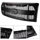 Ford F150 2009-2014 met LED matzwarte grille voorbumpergrill-7