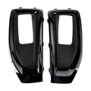 Fog Light Lamp Cover Gloss Black Trim Pair For GMC Yukon / Yukon XL 2015-2020-4