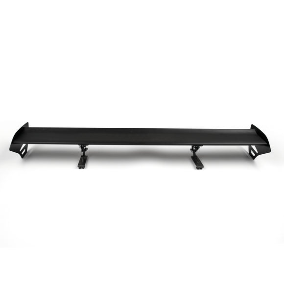 Alerón trasero de aluminio GT con escotilla Universal, alerón de carreras con luz roja B # D2