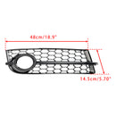 Audi TT MK2 2007-2010 Honingraat 2 STKS Mistlamp Cover Grille Voorbumper Lagere Zwarte Grill 8J0807682 8J0807681-3