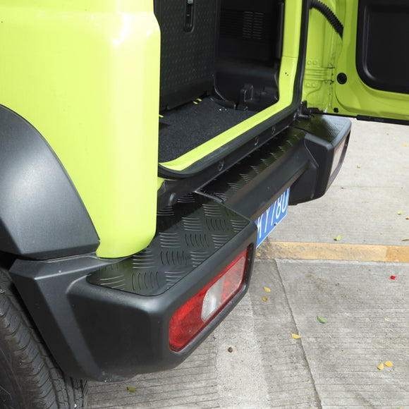 Suzuki Jimny 2019-2023 Black Alloy Rear Bumper Protector Guard Panel Trim