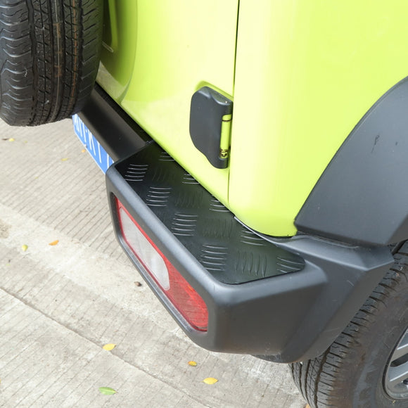 Suzuki Jimny 2019-2023 Black Alloy Rear Bumper Protector Guard Panel Trim