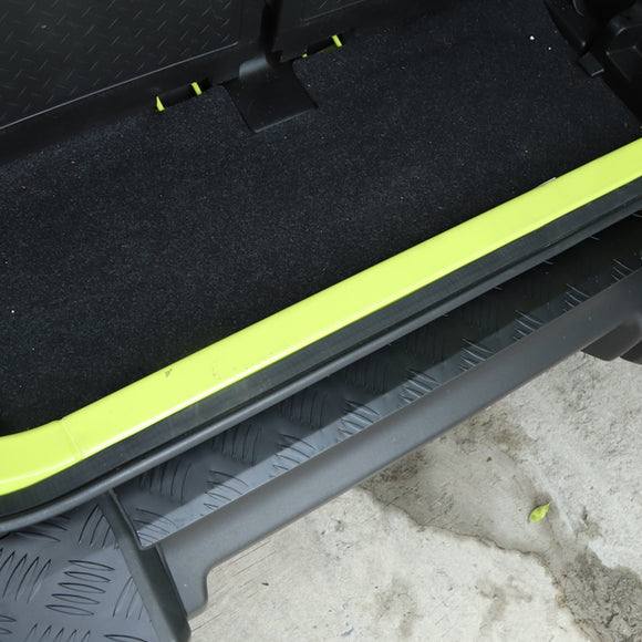 Suzuki Jimny 2019-2023 Black Alloy Rear Bumper Protector Guard Panel Trim