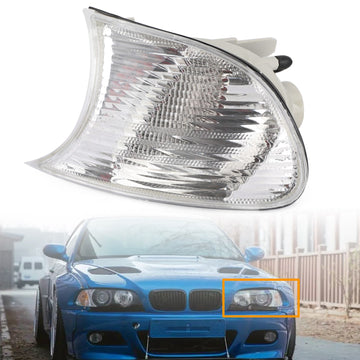 Left Corner Lights Turn Signal Lamps Fits For Bmw E46 2 Doors 1998-2001 - 0