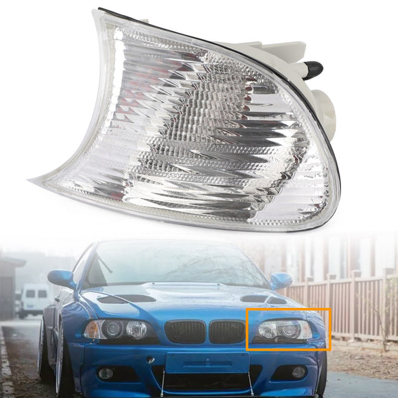 Luces de esquina izquierda, lámparas de señal de giro para Bmw E46, 2 puertas, 1998-2001