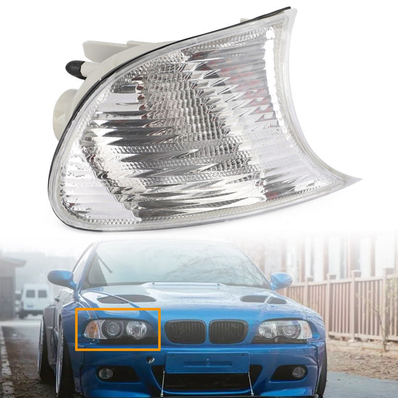 Yhdistä vasen+oikea kulmavalot BMW E46 2-ovisiin 1998-2001