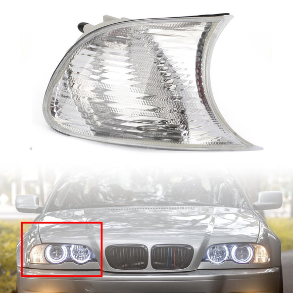 Rechterhoeklichten Richtingaanwijzerlampen Past voor Bmw E46 2 deuren 1998-2001