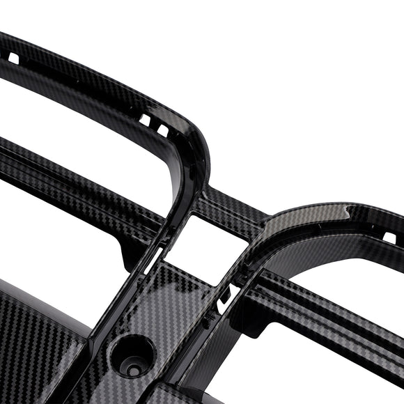 CSL Style Front Bumper Grill Grille Fit BMW M3 G80 M4 G82 2021-2026 Gloss Black