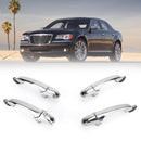 4x Exterior Door Handle 4589009AH Chrome For Chrysler 300 / 300C 2005-2010-2