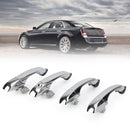 4x Exterior Door Handle 4589009AH Chrome For Chrysler 300 / 300C 2005-2010-3
